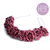 Image of Lotta Rosie Headband - Burgundy