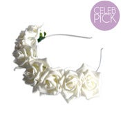Image of Whole Lotta Rosie Headband - Cream