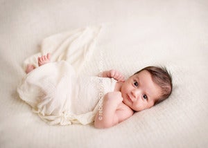Image of {Cream & Fawn } Backdrop Throw