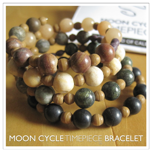 Image of Moon Cycle Timepiece Bracelet | Stone | Earth Tones