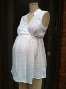 Image of Maternal America Mandarin Collar Wrap Top