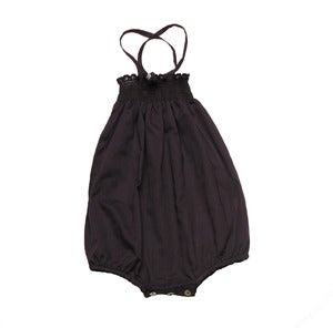 Image of Eggplant Bubble Playsuit