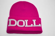 Image of Pink Barbie Doll Beanie