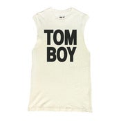 Image of Tom Boy Tank in Vintage White