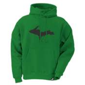 Upper Peninsula Hoodie - Green / Black