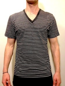 Basic V-Neck Tee Stripes