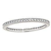 Image of New " Kara Ackerman <i> Talulah <i/> Filigree Eternity Ring in Rhodium