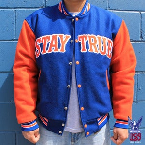 Image of Stay True Varsity Jacket (wool)