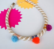 Image of Pom Pom Necklace colour_bop
