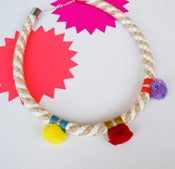 Image of Pom Pom Necklace colour_yrm