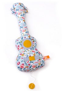 Image of Petit ukulélé boîte à musique * modèle "Betsy porcelaine"