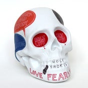 Image of 'Holy Ginsberg' Porcelain Skull Bank