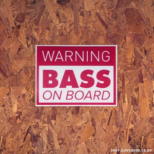 Image of Warning BASS! Sticker