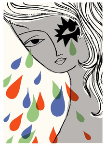 Image of Happy Rainbow Drop Tears by Petit Reve