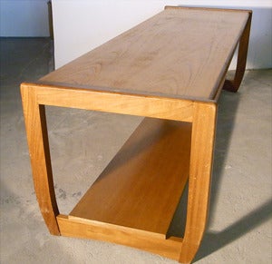 Image of Console / table basse Teck scandinave années 60 - REF.1277