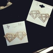 Image of Diamond Shaped Studs 