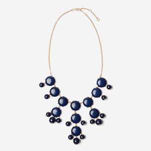 Image of Navy Bubble Necklace