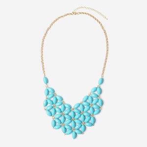 Image of Aqua Daisy Tessellate Necklace