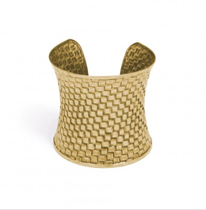 Image of Langston Matte Gold Cuff Bracelet