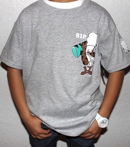 Image of Kids "Hammer Time Tee" in Grey