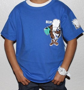 Image of Kids "Hammer Time Tee" in Royal Blue
