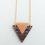 Image of Tribal Triangle Necklace by Rachel Loves Bob 