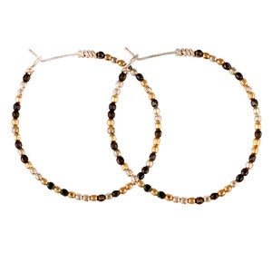 Image of Genevieve Mixed Metal Hoop