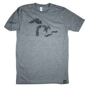 Image of Great Lakes T-Shirt Charcoal