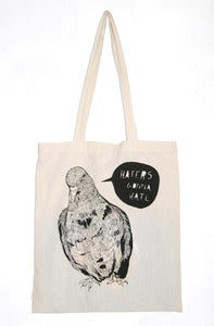 Image of 'Haters Gonna Hate' Pigeon Tote