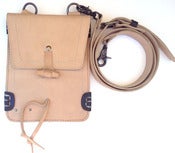 Image of No.90011 travel bag. natural leather