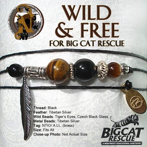 Image of Wild & Free NTIO Bracelet for Big Cat Rescue