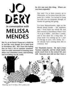 Image of Jo Dery Interview Zine