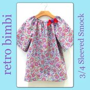 Image of Winter Smock~Pastel Paisley