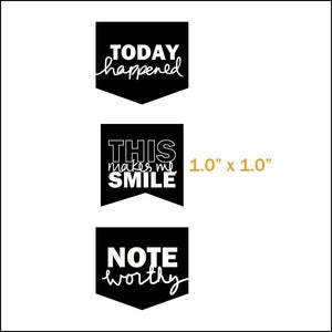 Image of solid banners stamp set
