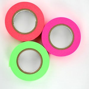 Image of Solid Color Neon Washi Tape