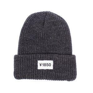Image of Yen logo beanie | Charcoal