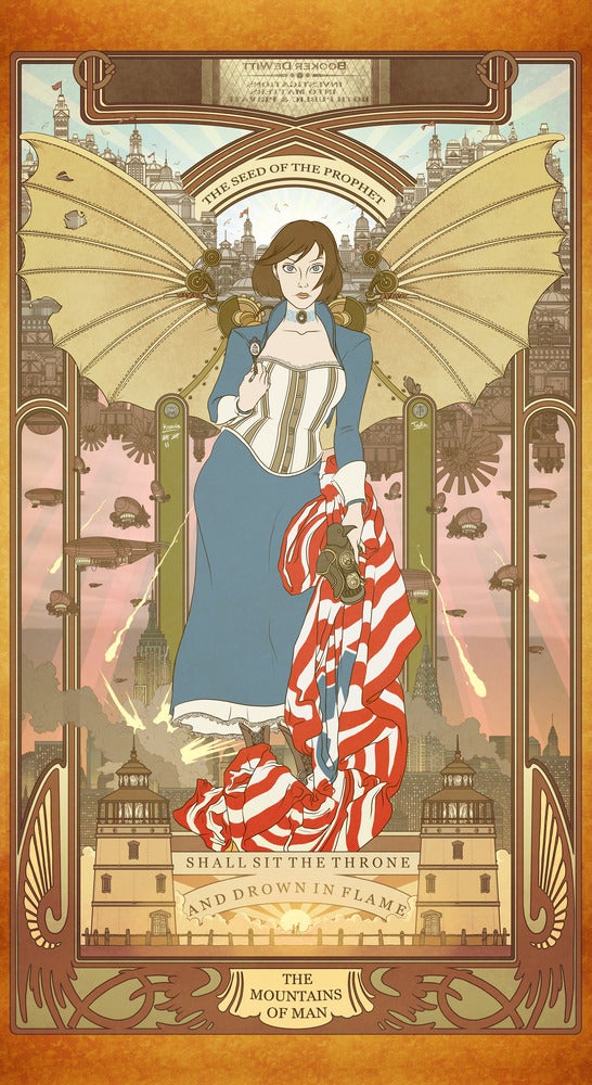Image of Elizabeth by way of Alphonse Mucha