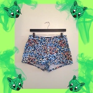 Image of MINKPINK Coloured Leopard Shorts - MINKPINK Shorts 