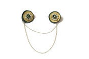 Image of Y&G Circle Collar Pin