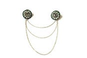 Image of Mint Pearl Collar Pin 