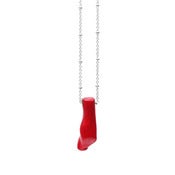 Image of Coral Necklace with Red Branch in Silver
