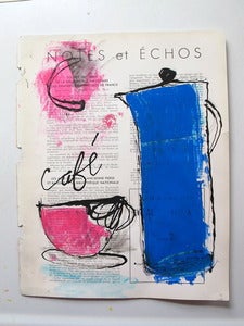 Image of Kitchen art - vintage collages