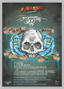 Image of Jurassic Lounge Promotional Poster.