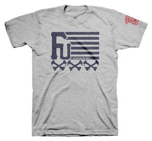 Image of UNCOMPROMISING FLAG TEE HTHR
