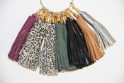Image of Large Leather Tassels