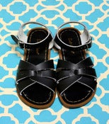 Image of Saltwater Sandals: Black