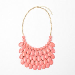 Image of Coral Waterfall Necklace