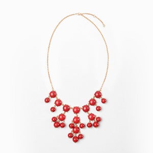 Image of Red Mini Bubble Necklace