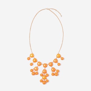 Image of Orange Mini Bubble Necklace