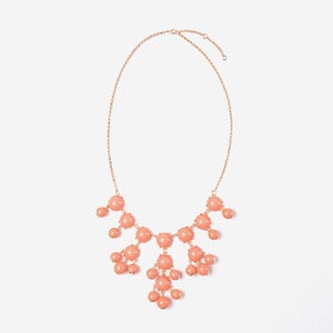 Image of Coral Mini Bubble Necklace